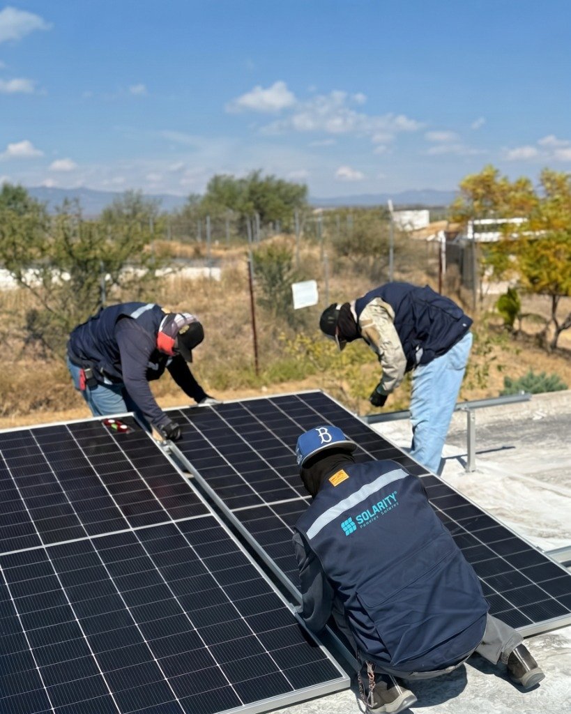 Mantenimiento preventivo y correctivo de paneles solares Solarity en Aguascalientes